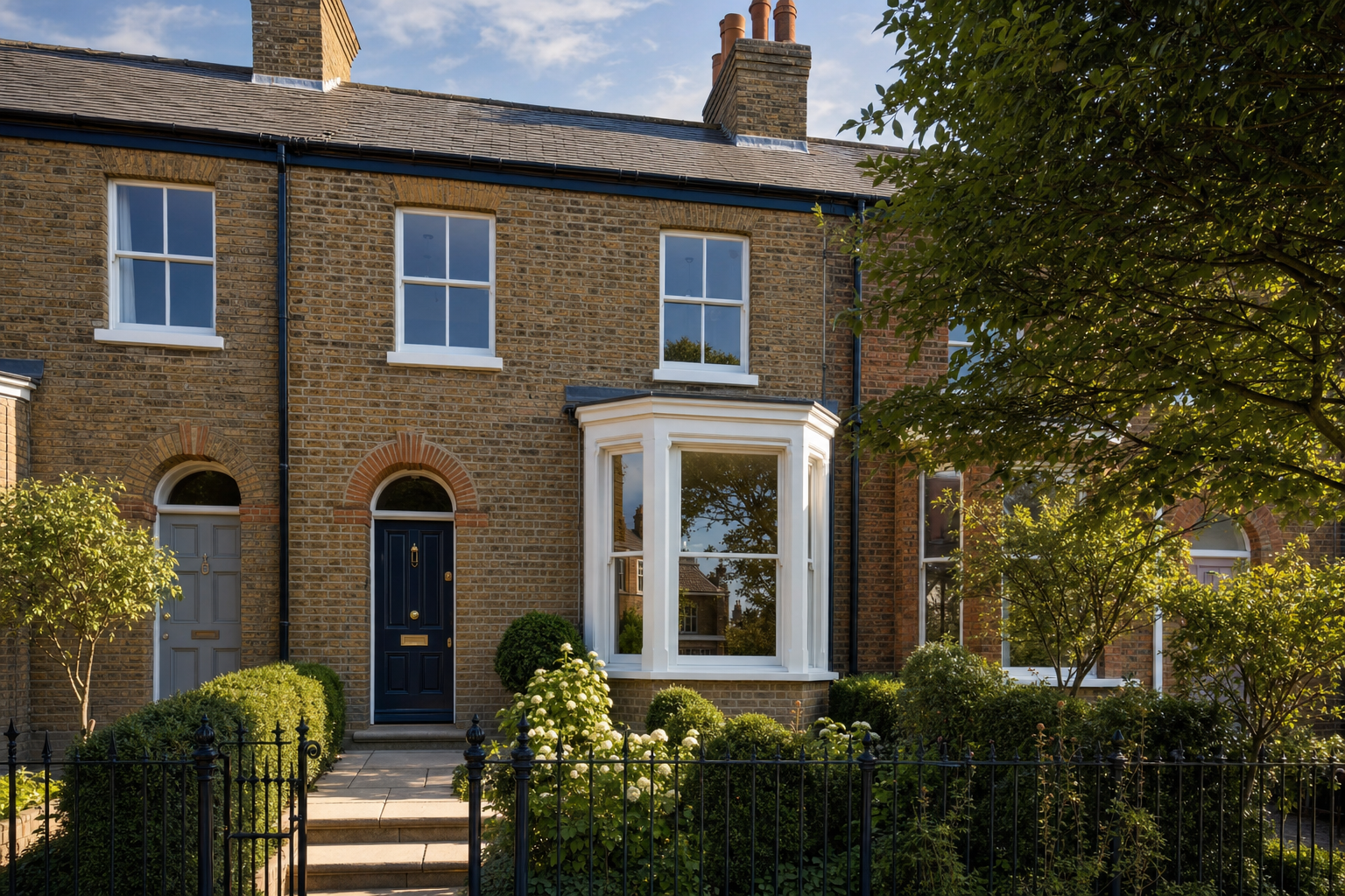 A high-quality residential property after refurbishment